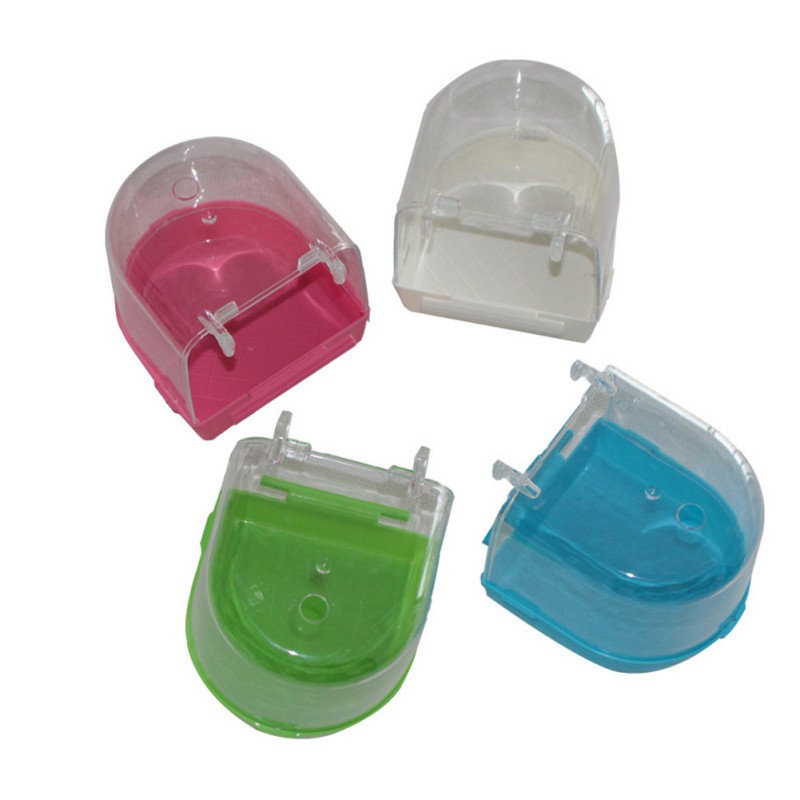 Plastic Hanging Bird Bath Tub Cage Accessory For Pet Parrots And Birds Hygienic Shower Bowl - 6