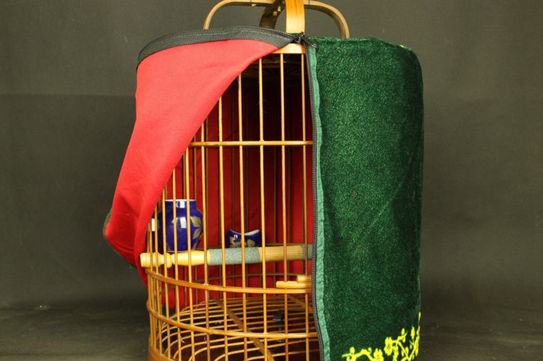 Doublelayered Bird Cage Cover Universal Fit For Parrots And Thrush Allround Protection Material Exquisite Design - 14