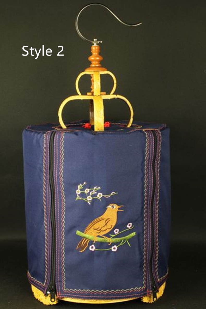 Doublelayered Bird Cage Cover Universal Fit For Parrots And Thrush Allround Protection Material Exquisite Design - 4