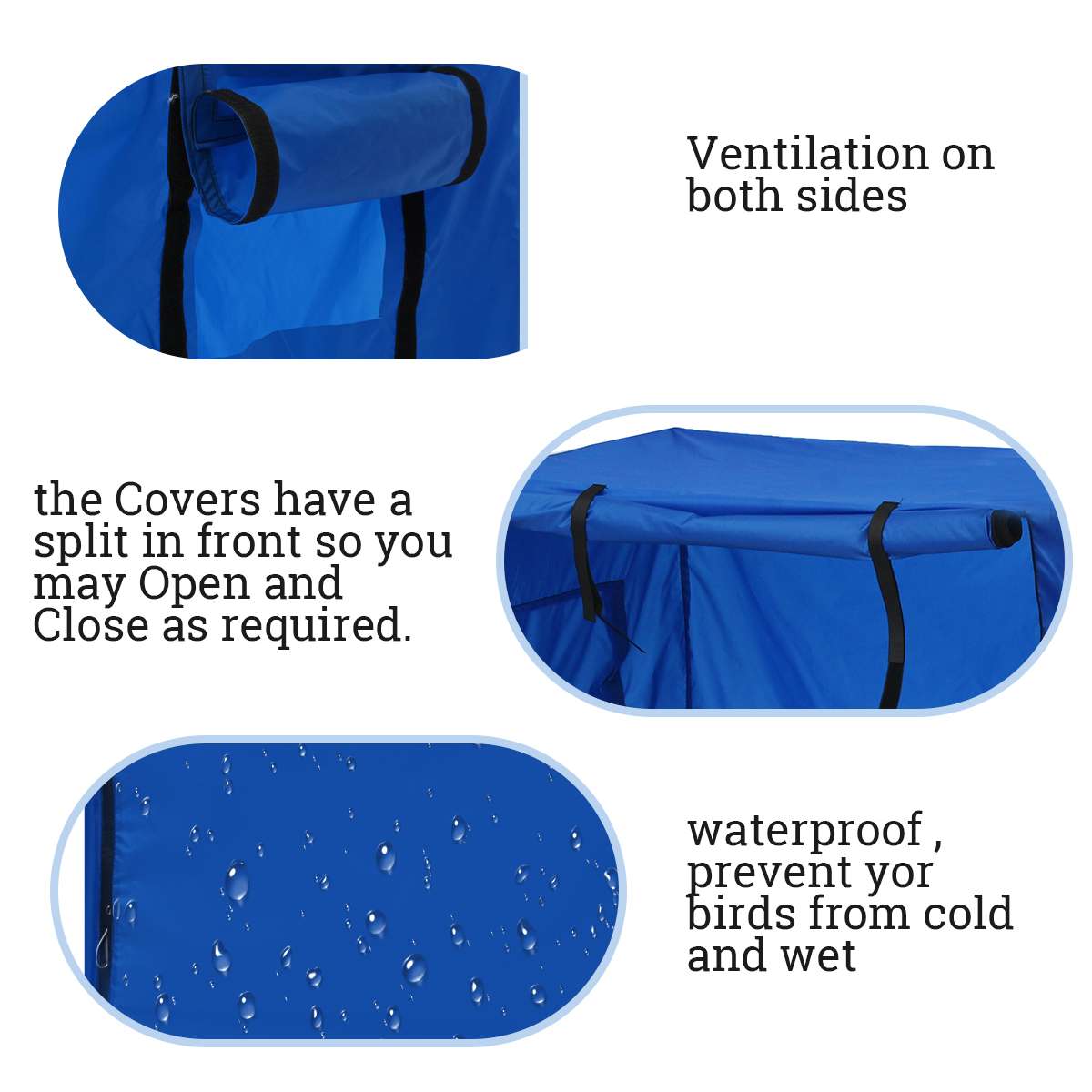 Universal Sunshade Bird Cage Cover Breathable Seed Catcher Dustproof Parrot Aviary Guard Skirt Bag - 4