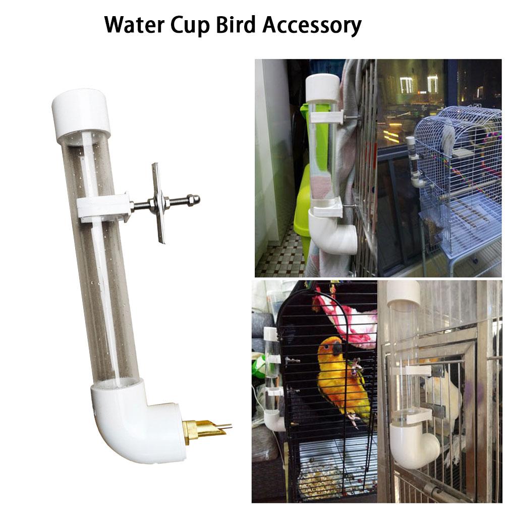 Parrot Aviary Automatic Bird Drinker Plastic Water Dispenser Budgie Cockatiel Pet Feeder Durable Drinking Device Accessory - 5