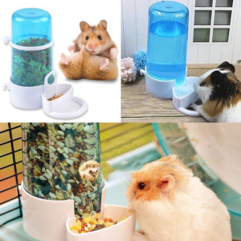 Automatic Large Bird Cage Water Drinker Round Square Hamster Feeder Various Drinking Fountain - 4