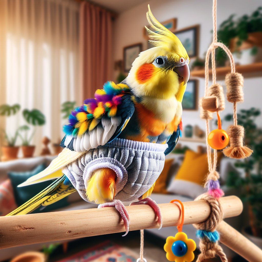 How Handmade Adjustable Bird Diapers for Cockatiels and Parrots Work  