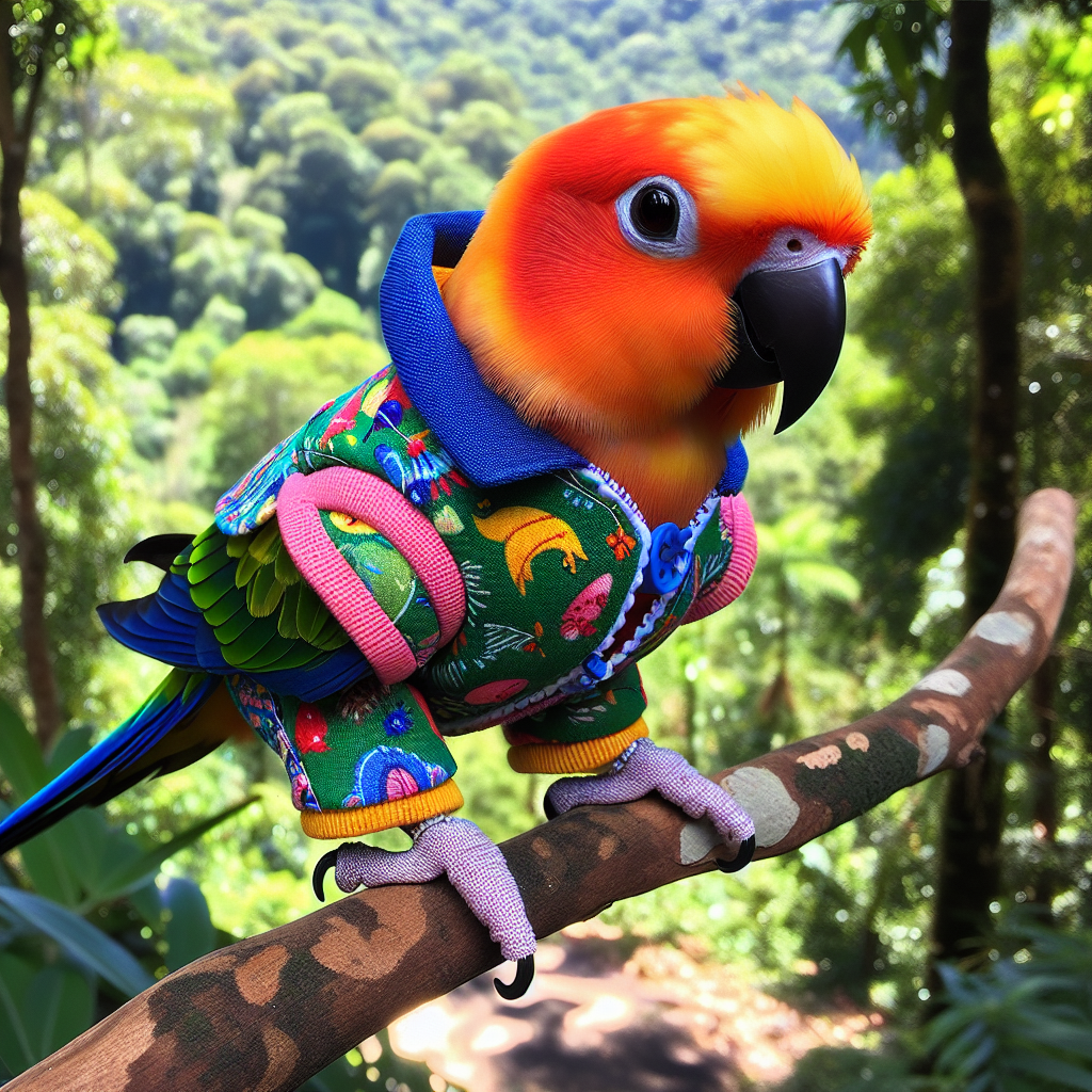 Comfortable and Vibrant Outfits for Parrots: Ensuring a Great Fit  