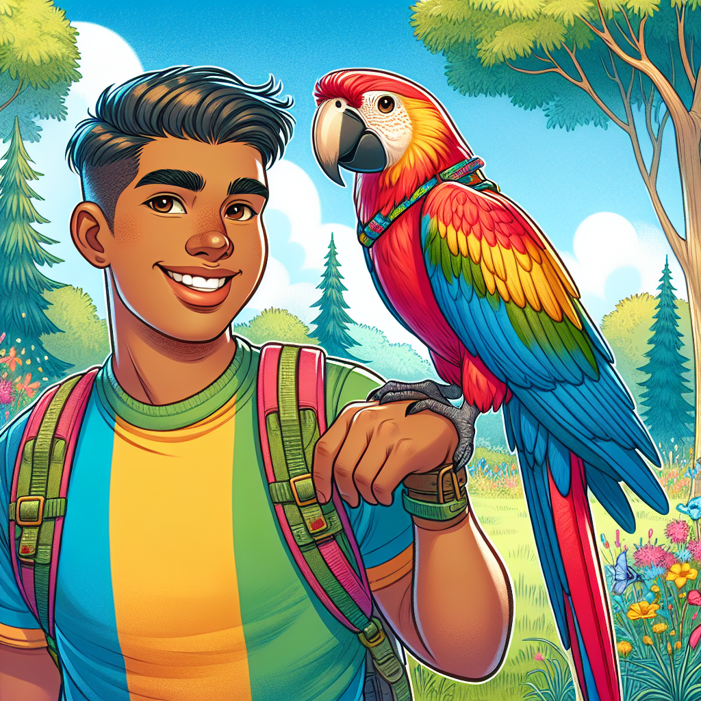 How to Train Your Parrot to Fly Safely Outdoors with a Harness  