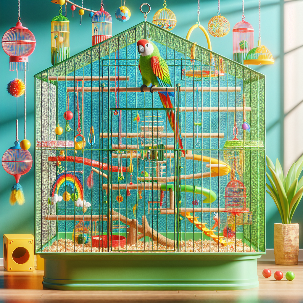 How to Incorporate Climbing Nets in Birdcage Setups for Maximum Engagement  