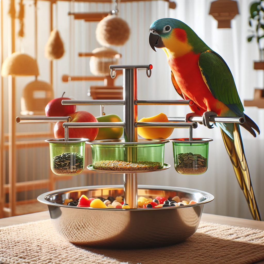 How a Stable Feeding Solution for Parrots and Birds Promotes Healthy Habits  