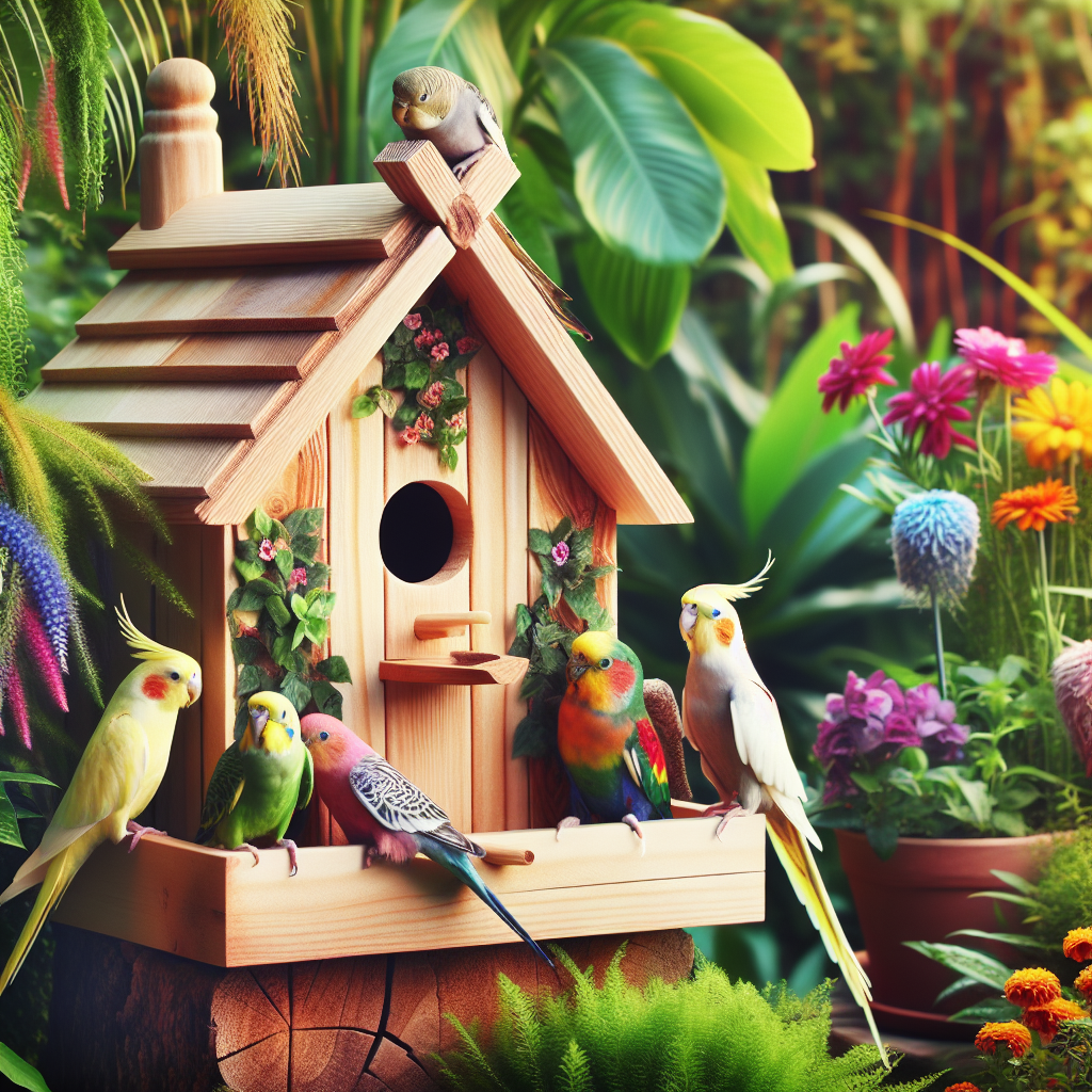 Dive Into DIY Wooden Birdhouse Plans for Parrots and Cockatiels  