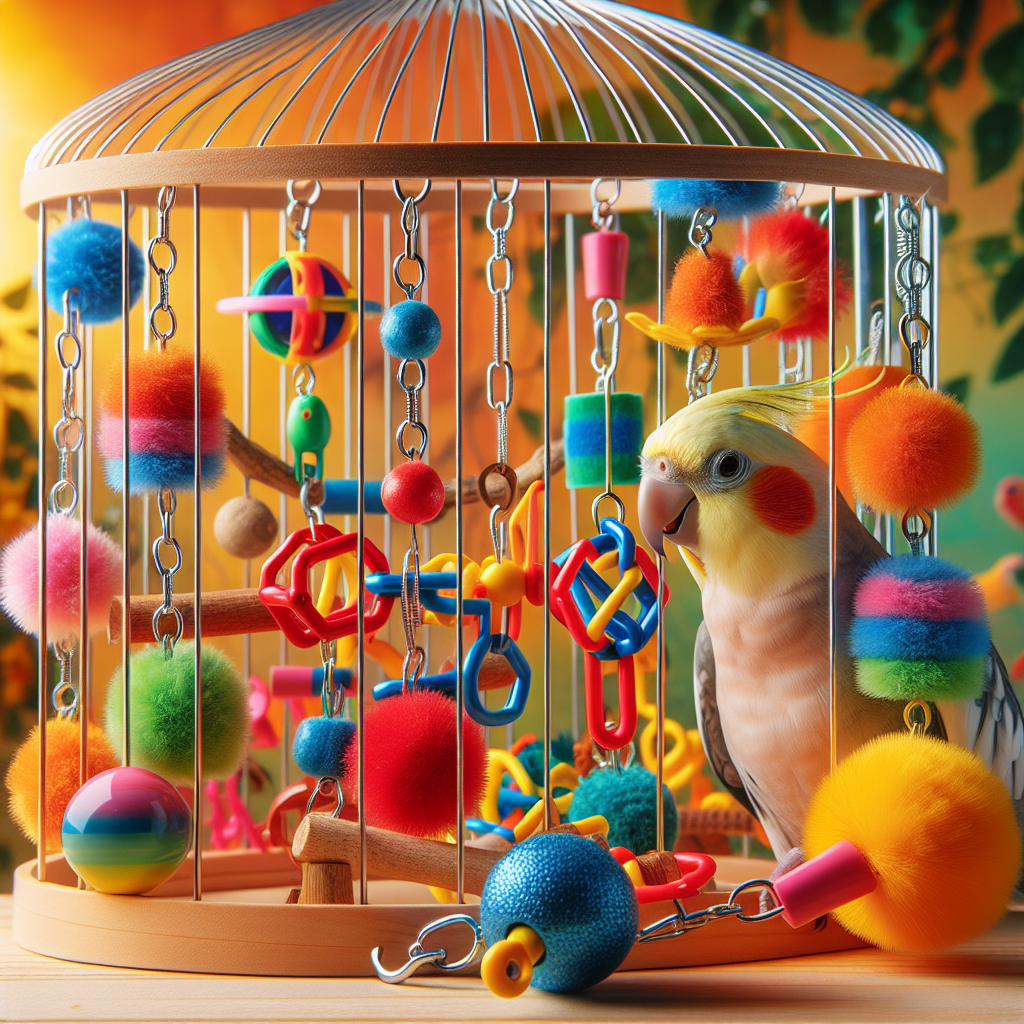 Exploring the Benefits of Attaching Vibrant Toy Chains for Pet Birds  