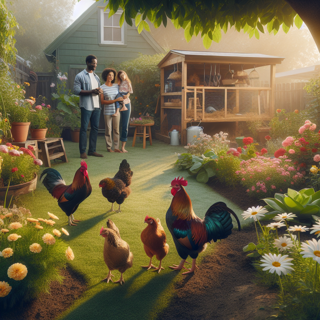 Creating a Peaceful Living Environment with Roosters in Suburban Areas
