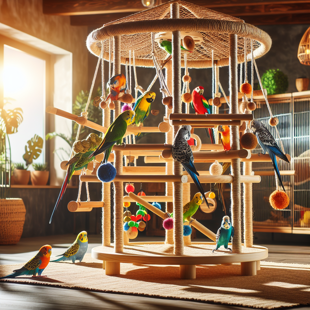 Exploring Interactive Bird Toys for Mental Stimulation and Physical Activity  