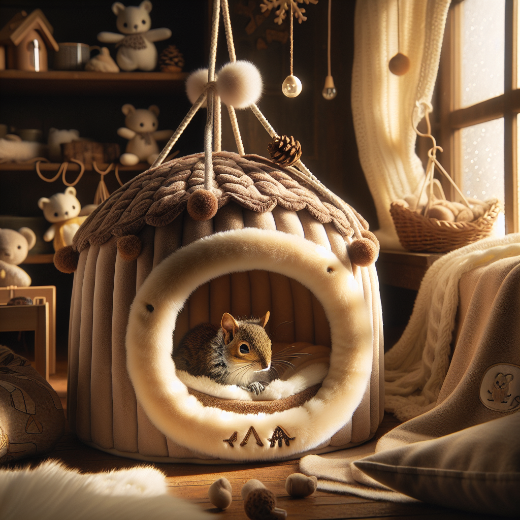 How the Winter-Friendly Cave Bed Supports Squirrels and Small Pets' Comfort  