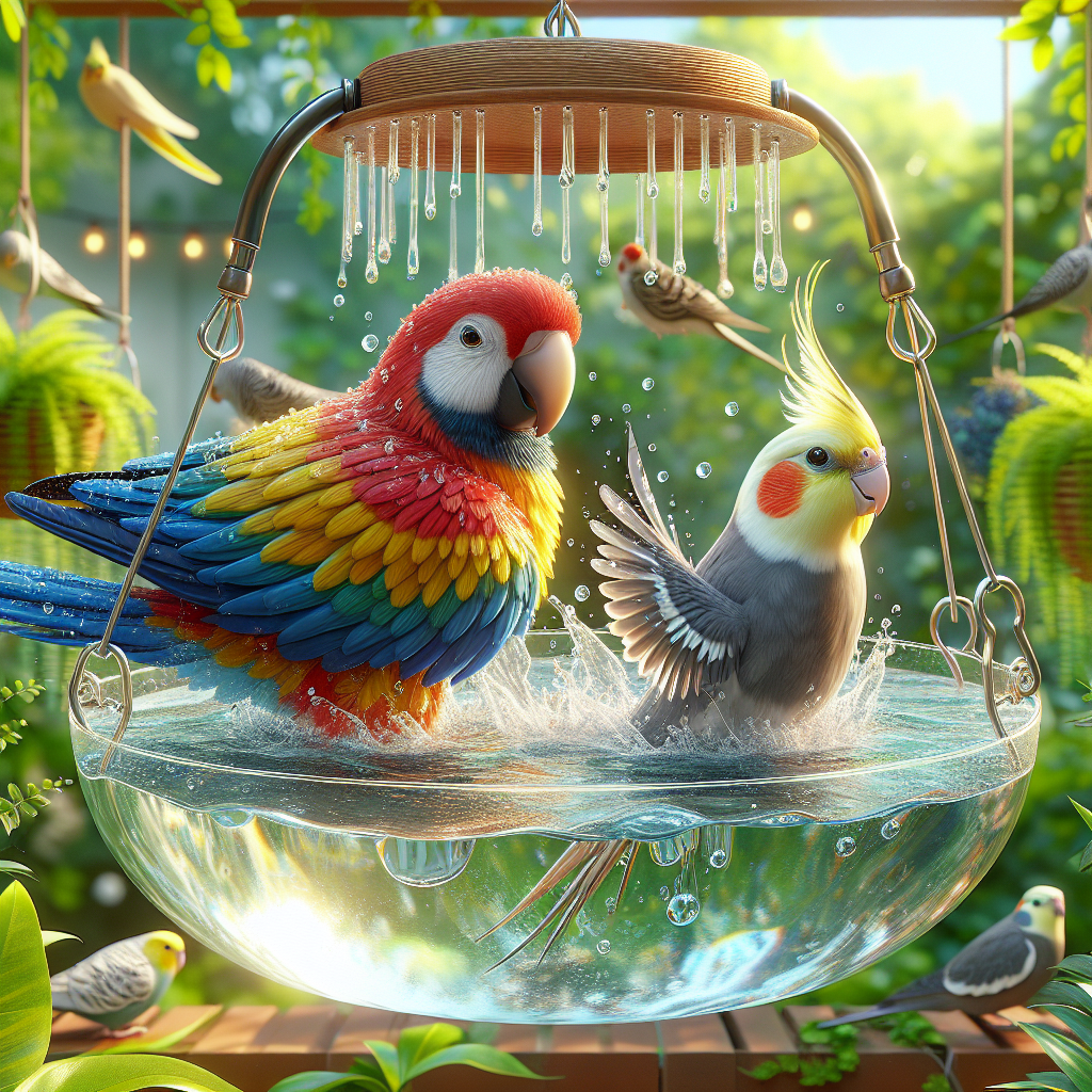 Best Hanging Bird Bath for Parrots and Cockatiels: A Perfect Fit for Your Aviary  