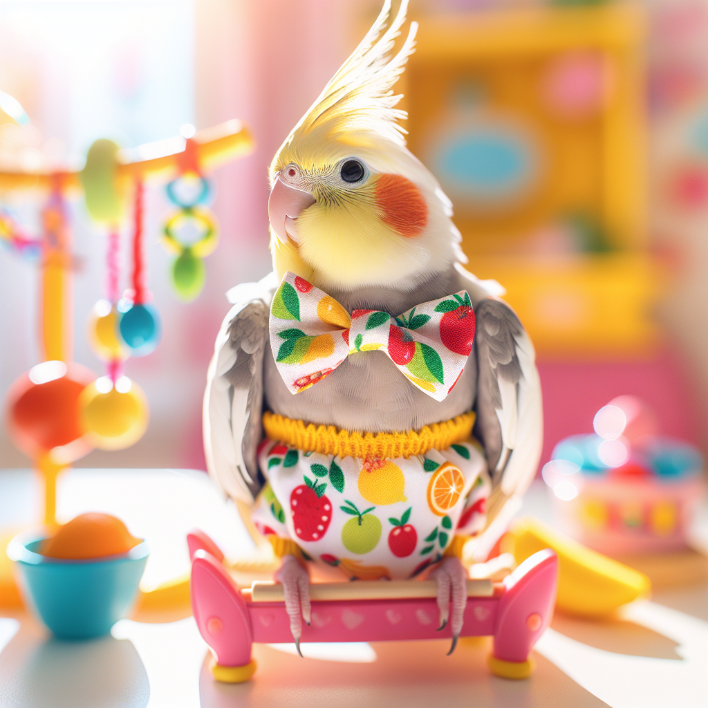 Durable and Breathable Materials: The Key Features of a Fun and Functional Diaper for Pet Birds with Fruit Design  