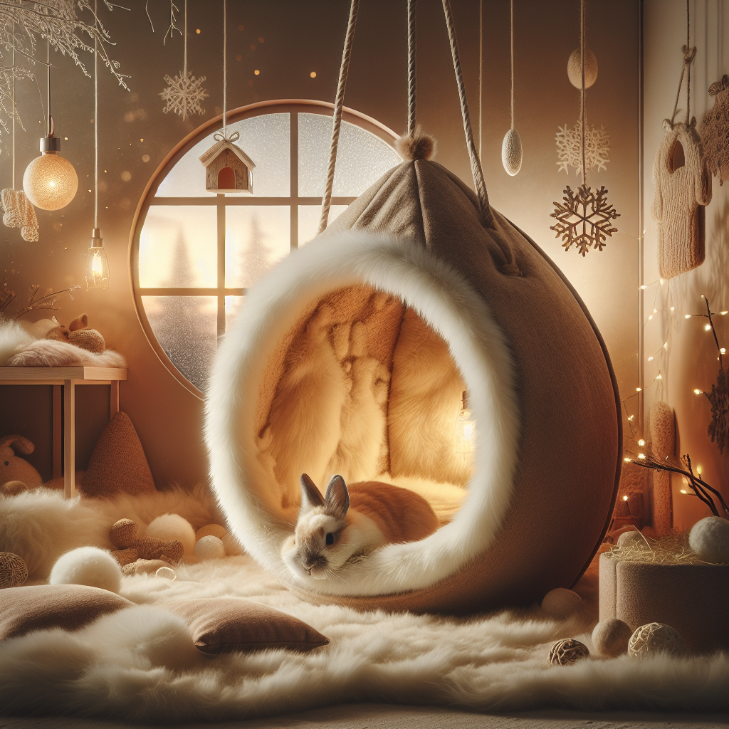 Understanding the Importance of a Cozy Hanging Cave Bed for Small Pets in Winter  