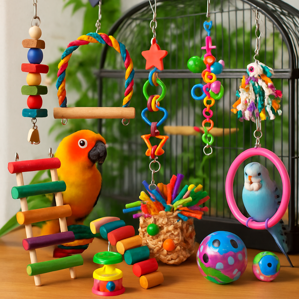 Best Engaging Parrot Toys for Conures and Budgies: What to Look For  