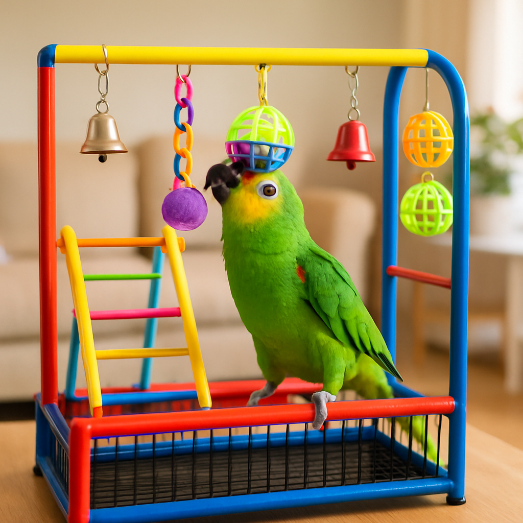 Exploring the Benefits of Using a Play Gym Cage for Pet Birds  