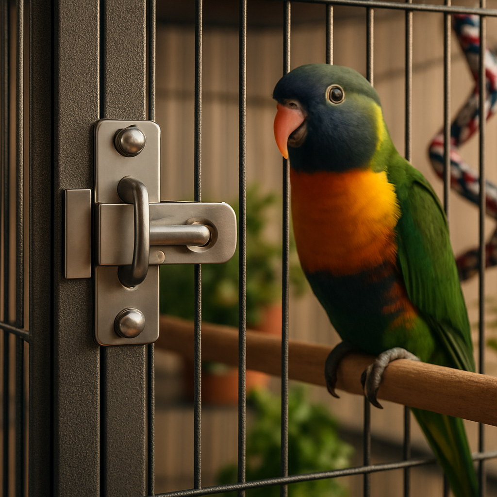 How Sturdy Cage Locks Preventing Bird Escapes Enhance Pet Safety  