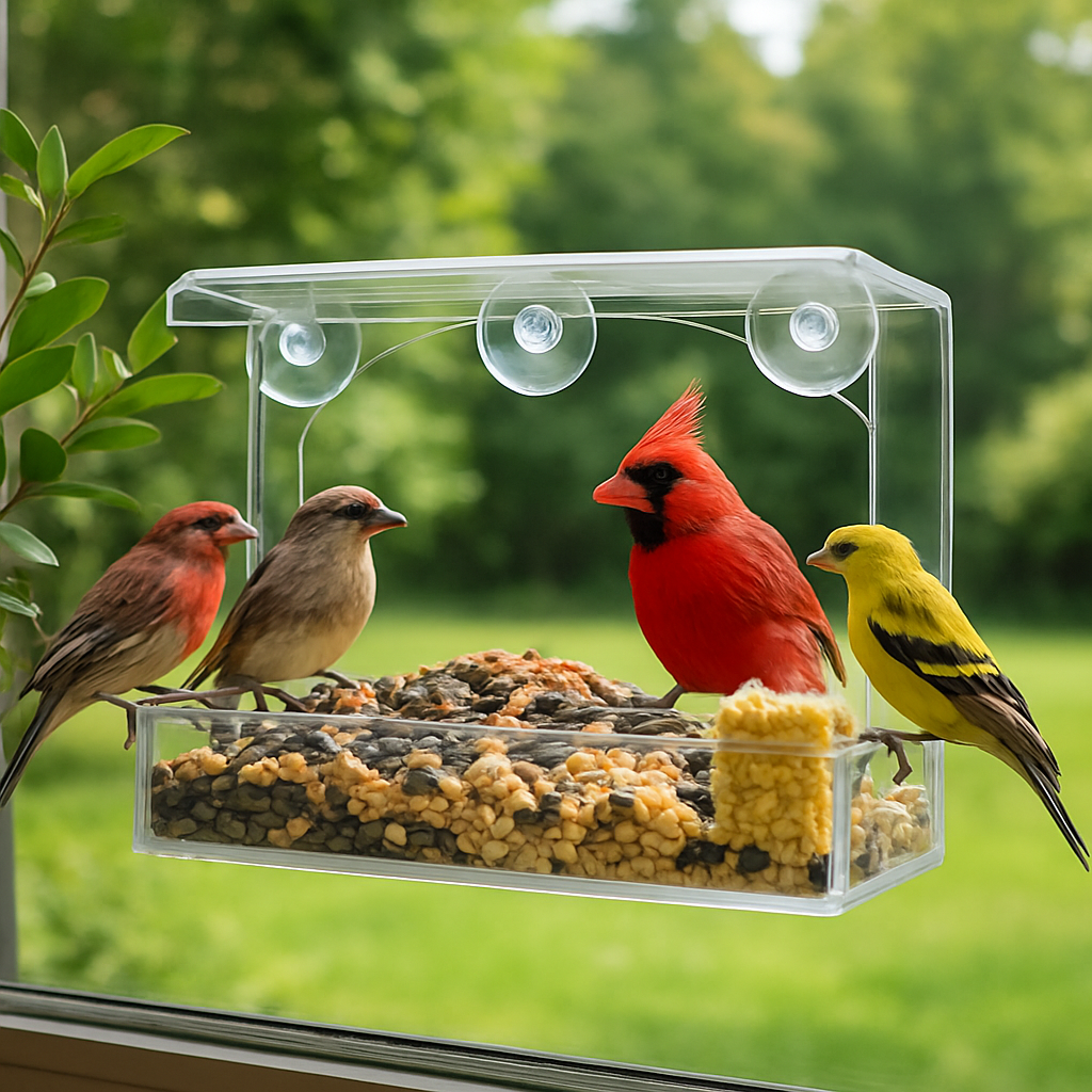 Attract Local Birds with a Clear View Window Feeder: Tips for Success  