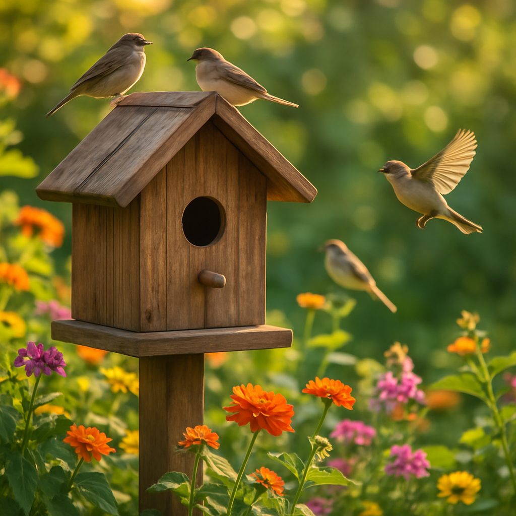 Enhancing Garden Aesthetics with Birdhouses: A Rustic Touch Enhancing Garden Aesthetics with Birdhouses: A Rustic Touch