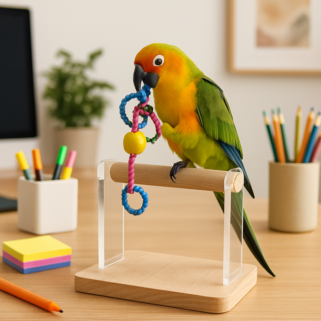Enhancing Workspace with Wood Acrylic Parrot Perch: A Stylish Addition to Your Desk Enhancing Workspace with Wood Acrylic Parrot Perch: A Stylish Addition to Your Desk