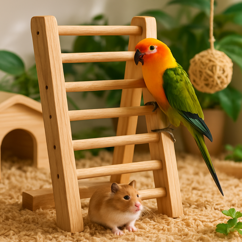 Understanding the Benefits of Durable Wooden Climbing Stands for Hamsters and Parrots  