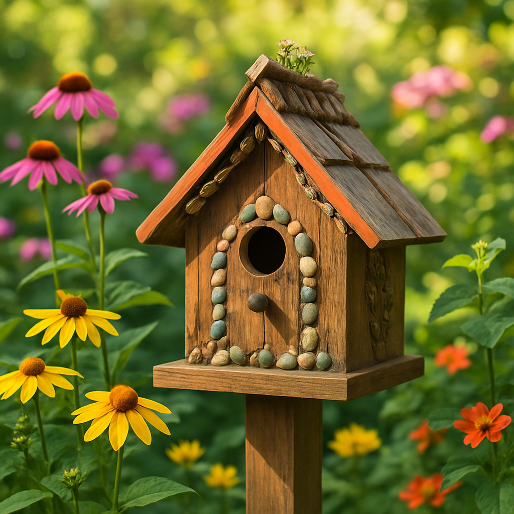 Charming Birdhouse Ideas For Enhancing Garden Decor  